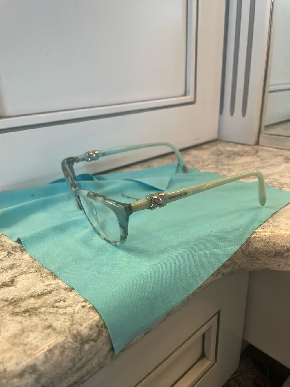 Tiffany & Co. Women’s Cat-Eye Reading Glasses. Replace lenses with your RX. - Picture 3 of 7